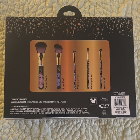Disney Makeup Brushes and Tools Set in Pink and Purple - Picture 2 of 4